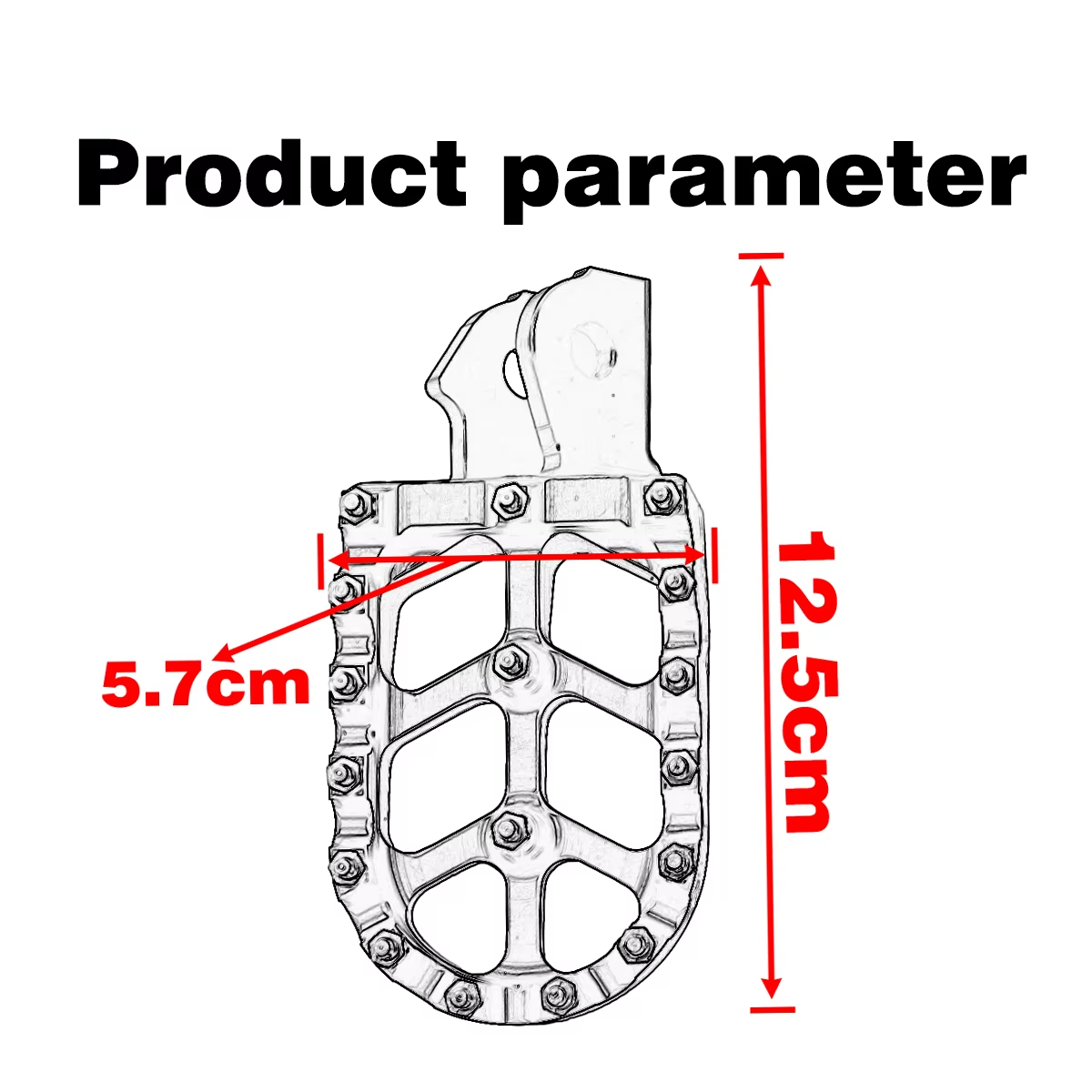 Foot Pegs – Compatible with Electric Dirt Bikes & More