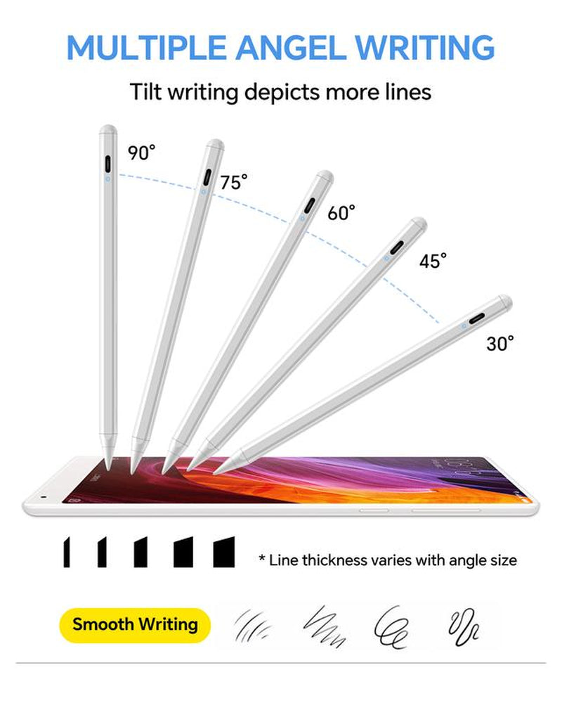 Stylus Pen for iPad – Fast Charge, Tilt Sensitivity & Palm Rejection