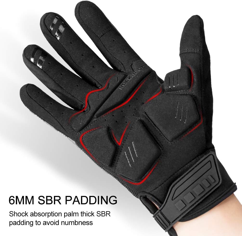 Black Gloves Protection for BMX MX ATV MTB