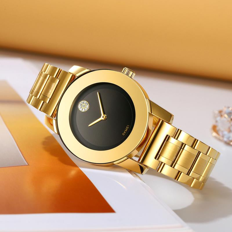 Women's Gold-Tone Watch with Stones