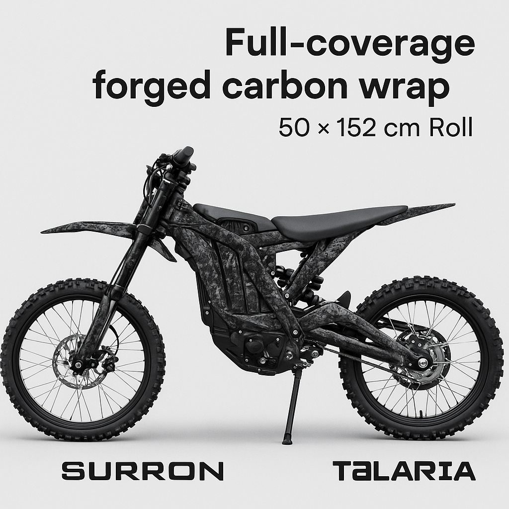 Forged Carbon Fiber Gloss Vinyl Wraps