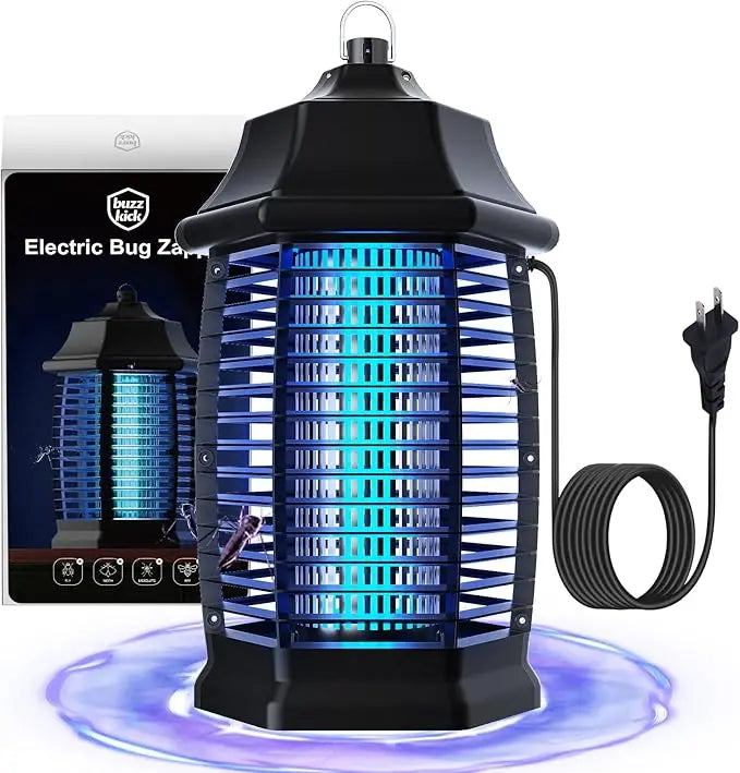 Electric Bug Zapper – Indoor & Outdoor Insect Killer, Waterproof Mosquito & Fly Trap
