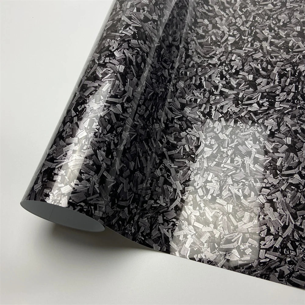 Forged Carbon Fiber Gloss Vinyl Wrap (BIKE GNG EDITION)