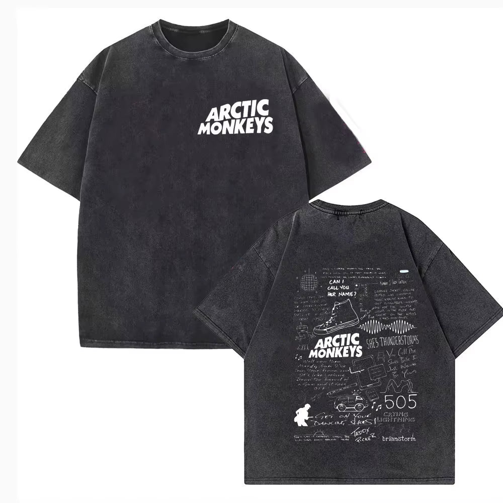 Arctic Monkeys Washed Retro T-Shirt