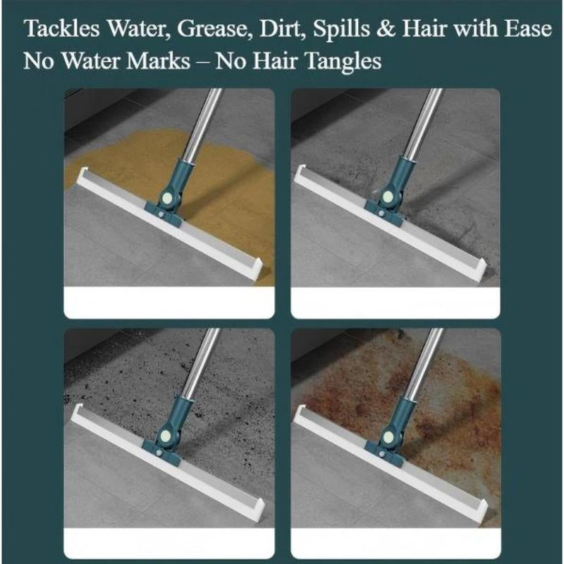 3-in-1 Multifunctional Mop & Squeegee – Pet Hair, Liquids, Dirt, and Dust Cleaner for All Surfaces