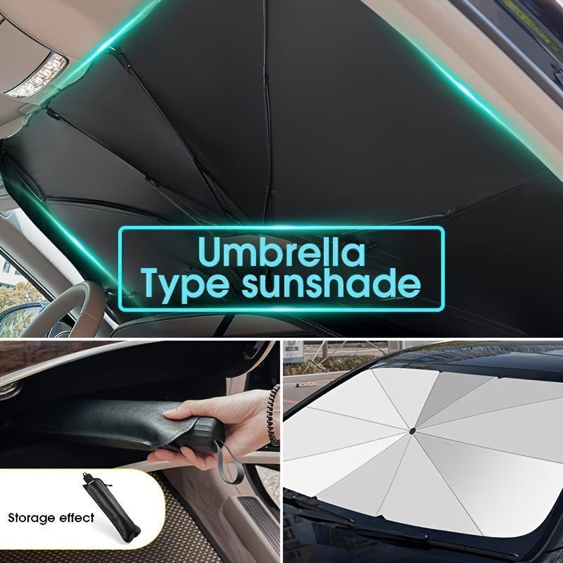 Portable Car Windshield Sunshade Umbrella