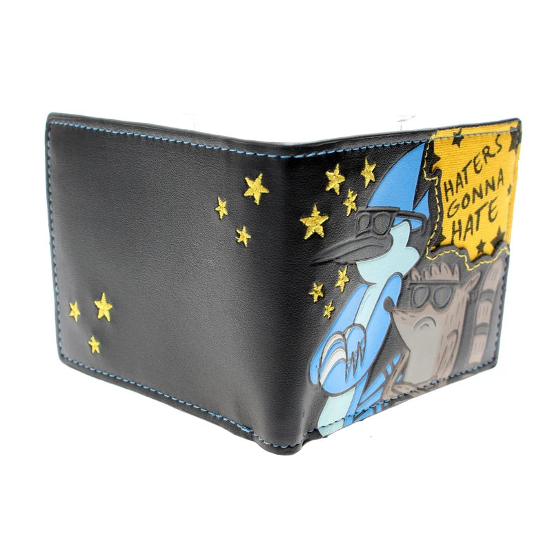 Regular Show Bi-Fold Wallet – Cartoon Slim Credit Card Holder