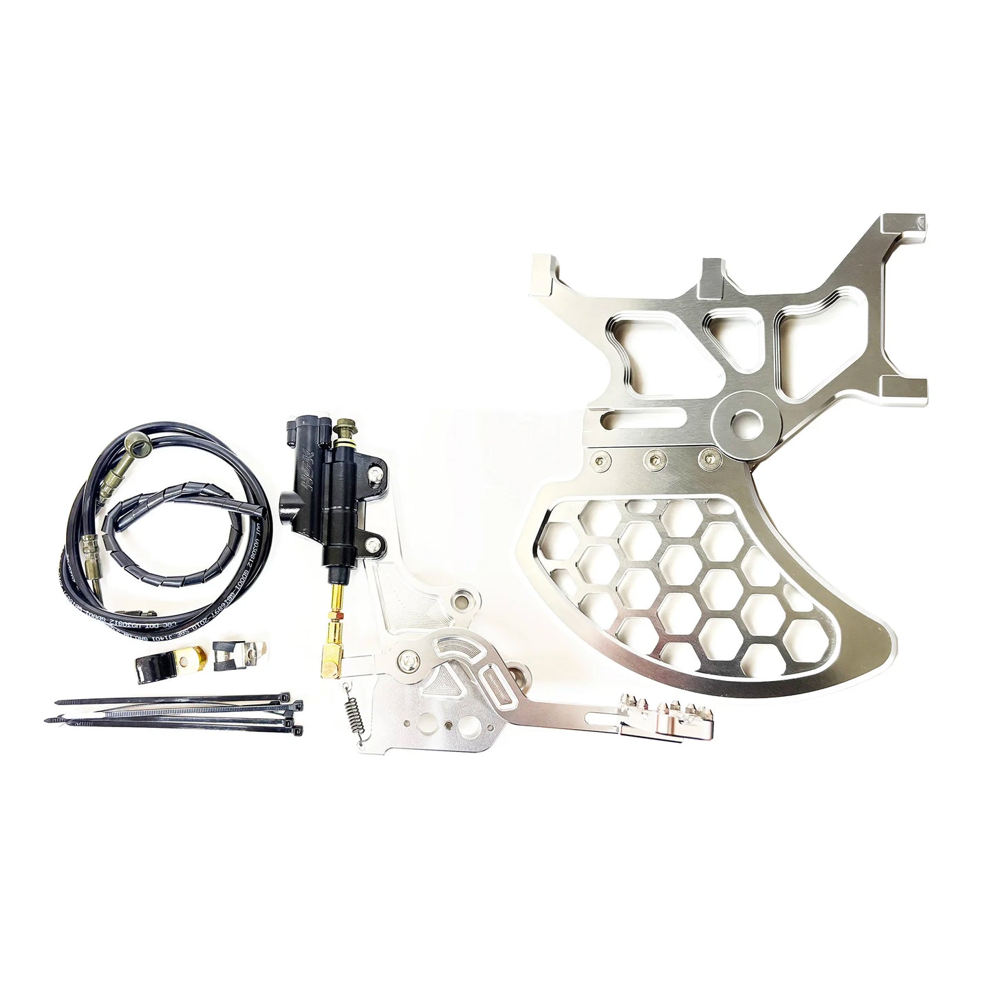 Foot Brake Conversion Kit + Dual Caliper Bracket — Fits Surron, Talaria, Segway X260/X160