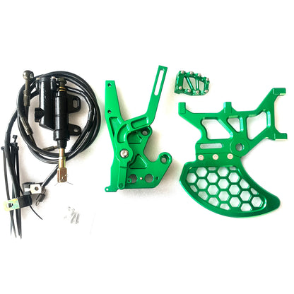 Foot Brake Conversion Kit + Dual Caliper Bracket — Fits Surron, Talaria, Segway X260/X160