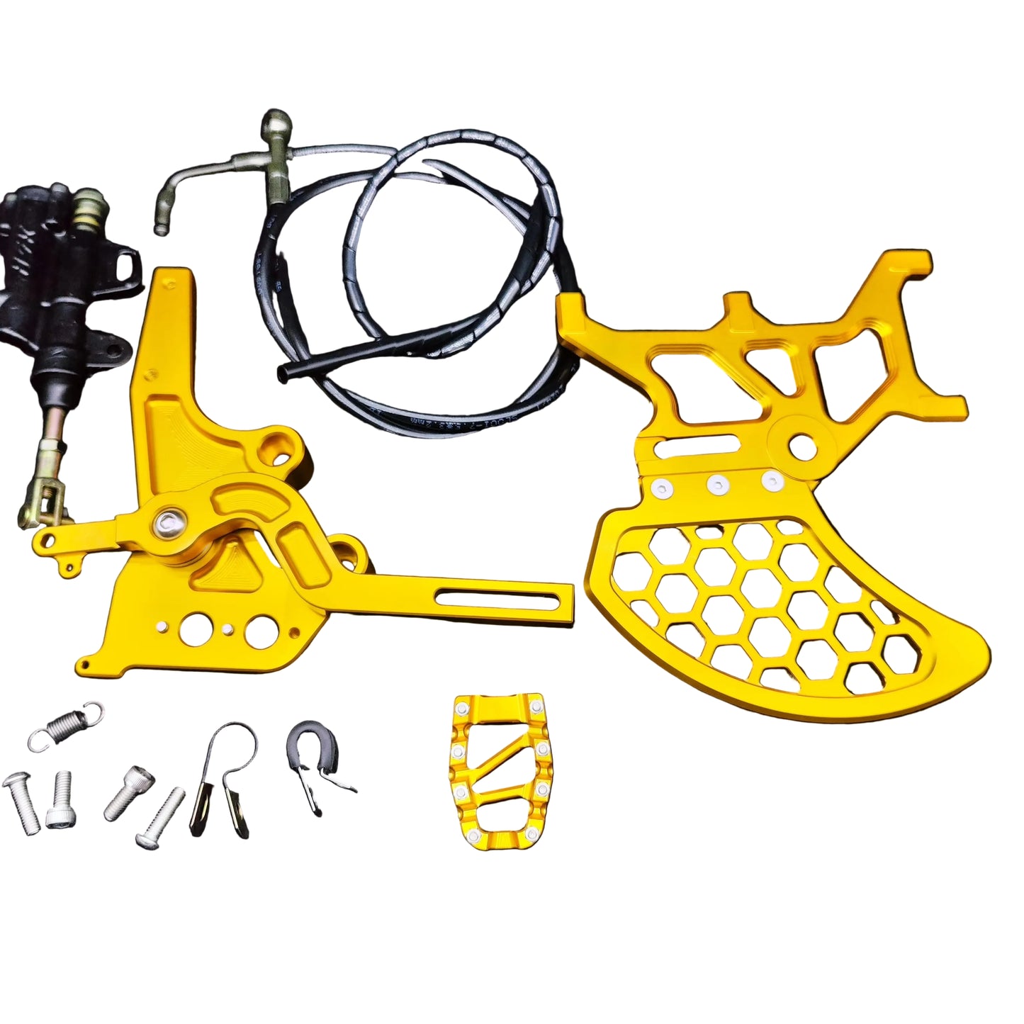 Foot Brake Conversion Kit + Dual Caliper Bracket — Fits Surron, Talaria, Segway X260/X160