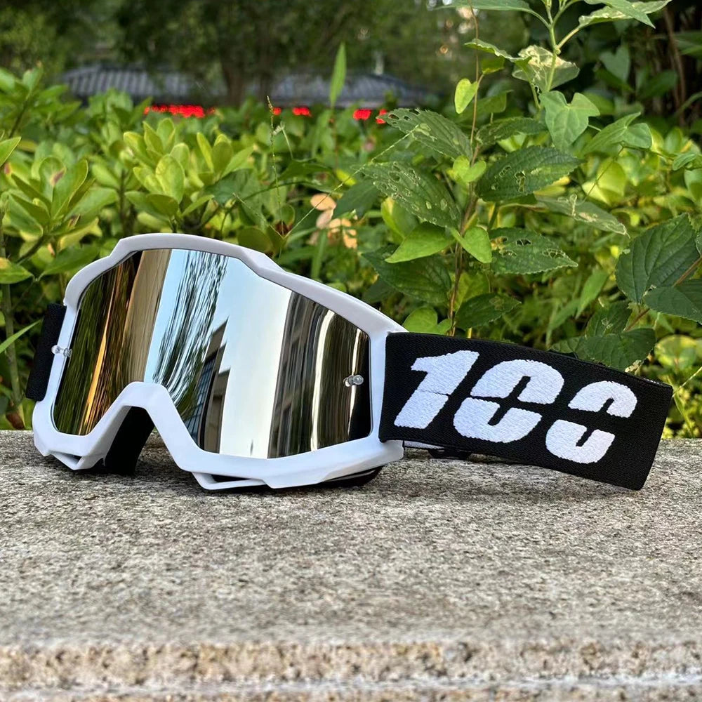 Motocross & MTB Riding Goggles – UV400 Dust-Proof Off-Road Glasses with Anti-Slip Strap