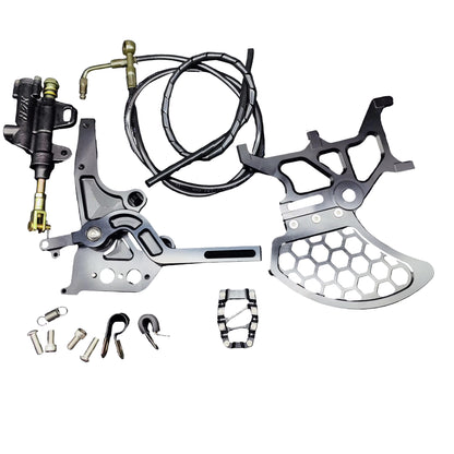 Foot Brake Conversion Kit + Dual Caliper Bracket — Fits Surron, Talaria, Segway X260/X160