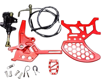 Foot Brake Conversion Kit + Dual Caliper Bracket — Fits Surron, Talaria, Segway X260/X160