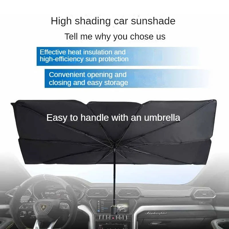 Portable Car Windshield Sunshade Umbrella