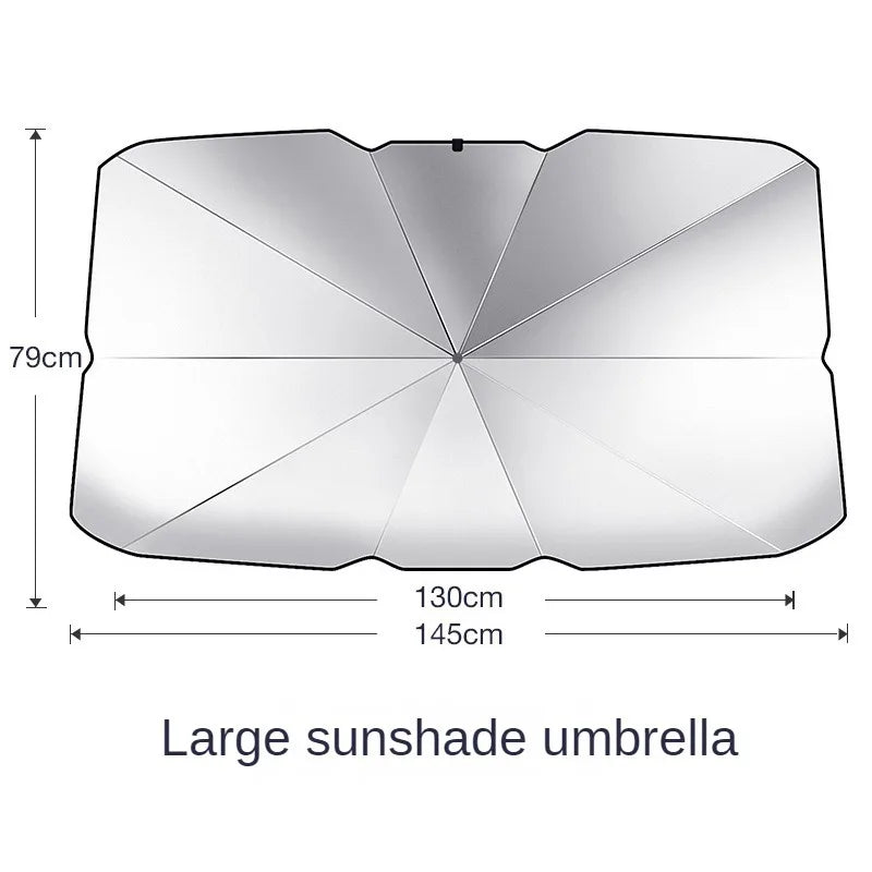Portable Car Windshield Sunshade Umbrella
