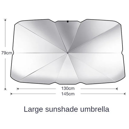 Portable Car Windshield Sunshade Umbrella