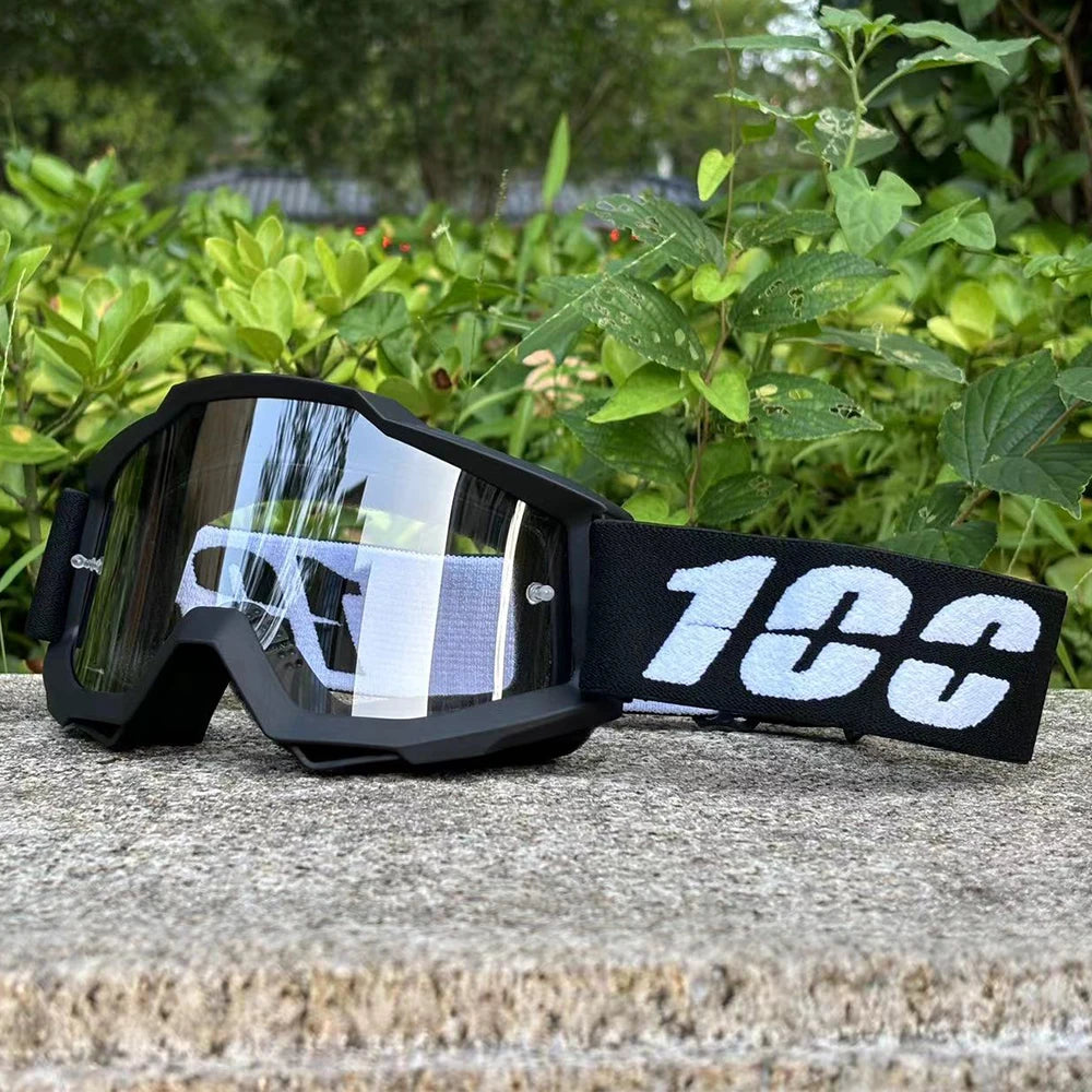 Motocross & MTB Riding Goggles – UV400 Dust-Proof Off-Road Glasses with Anti-Slip Strap