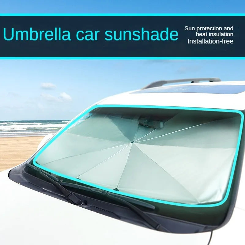 Portable Car Windshield Sunshade Umbrella