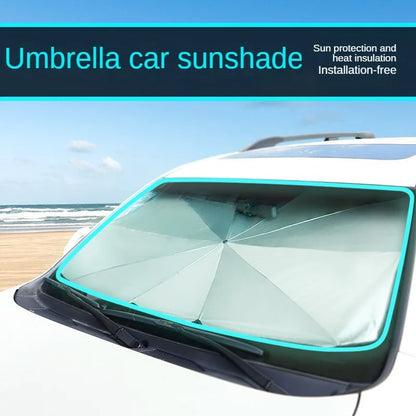 Portable Car Windshield Sunshade Umbrella