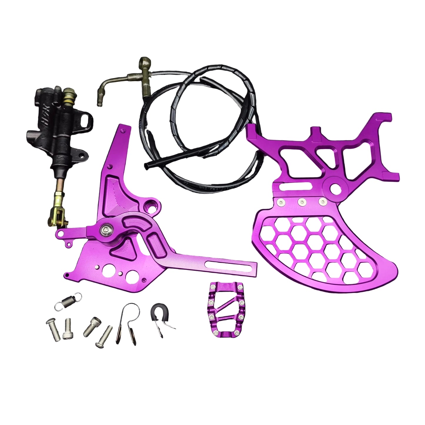 Foot Brake Conversion Kit + Dual Caliper Bracket — Fits Surron, Talaria, Segway X260/X160