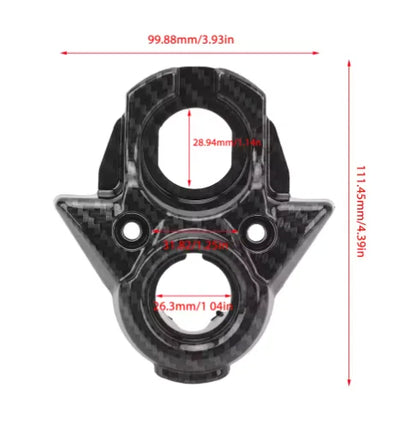 Carbon Fiber Ignition Key Switch Cover for Surron Light Bee X / Segway X260