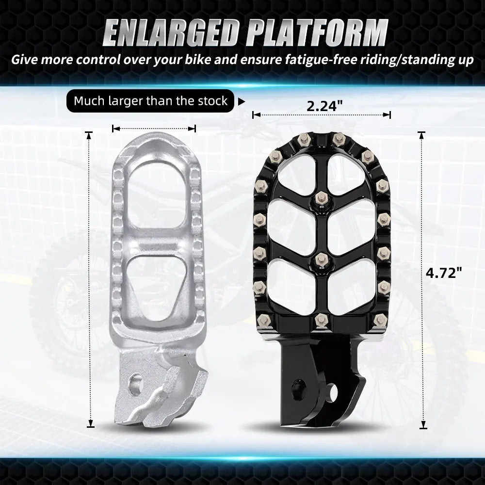 Aluminum Foot Pegs for Surron Light Bee & Talaria Sting