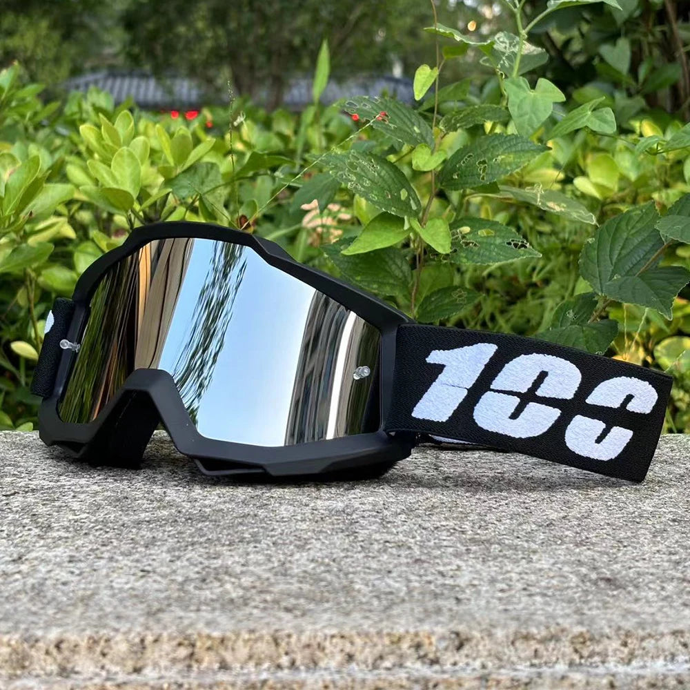 Motocross & MTB Riding Goggles – UV400 Dust-Proof Off-Road Glasses with Anti-Slip Strap