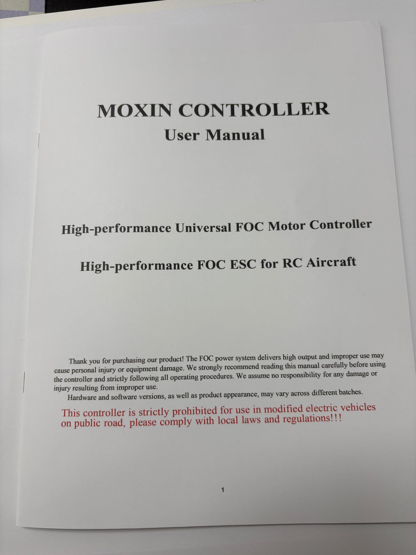 Moxin Controller 72v | (For Surron Ultra Bee)