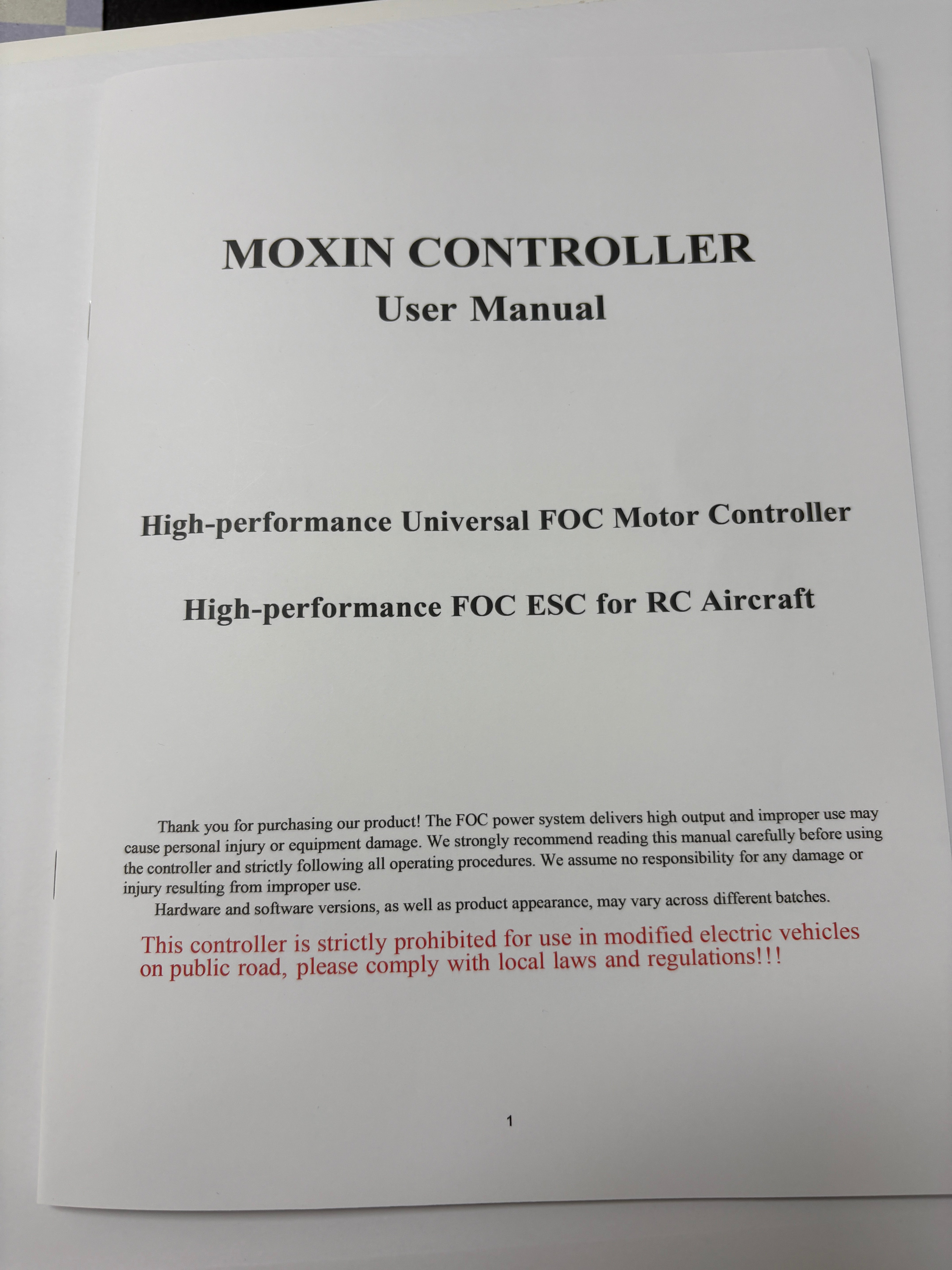 Moxin Controller 72v | (For Surron Ultra Bee)