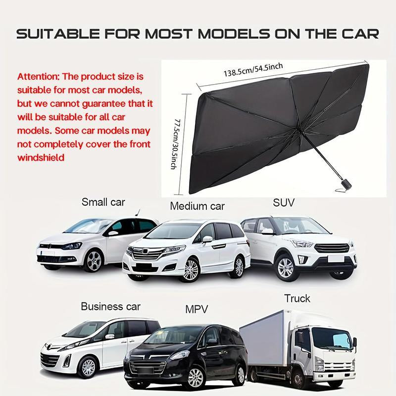 Portable Car Windshield Sunshade Umbrella
