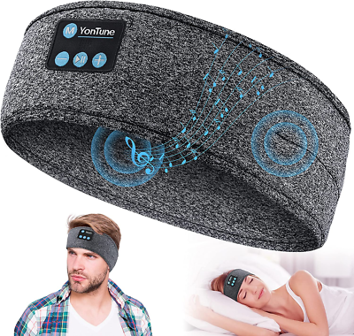 Wireless Sleep Headphones Headband – Bluetooth Sports & Sleeping Mask with HD Sound